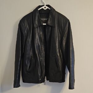 Oakwood Men's Classic Black Leather Jacket